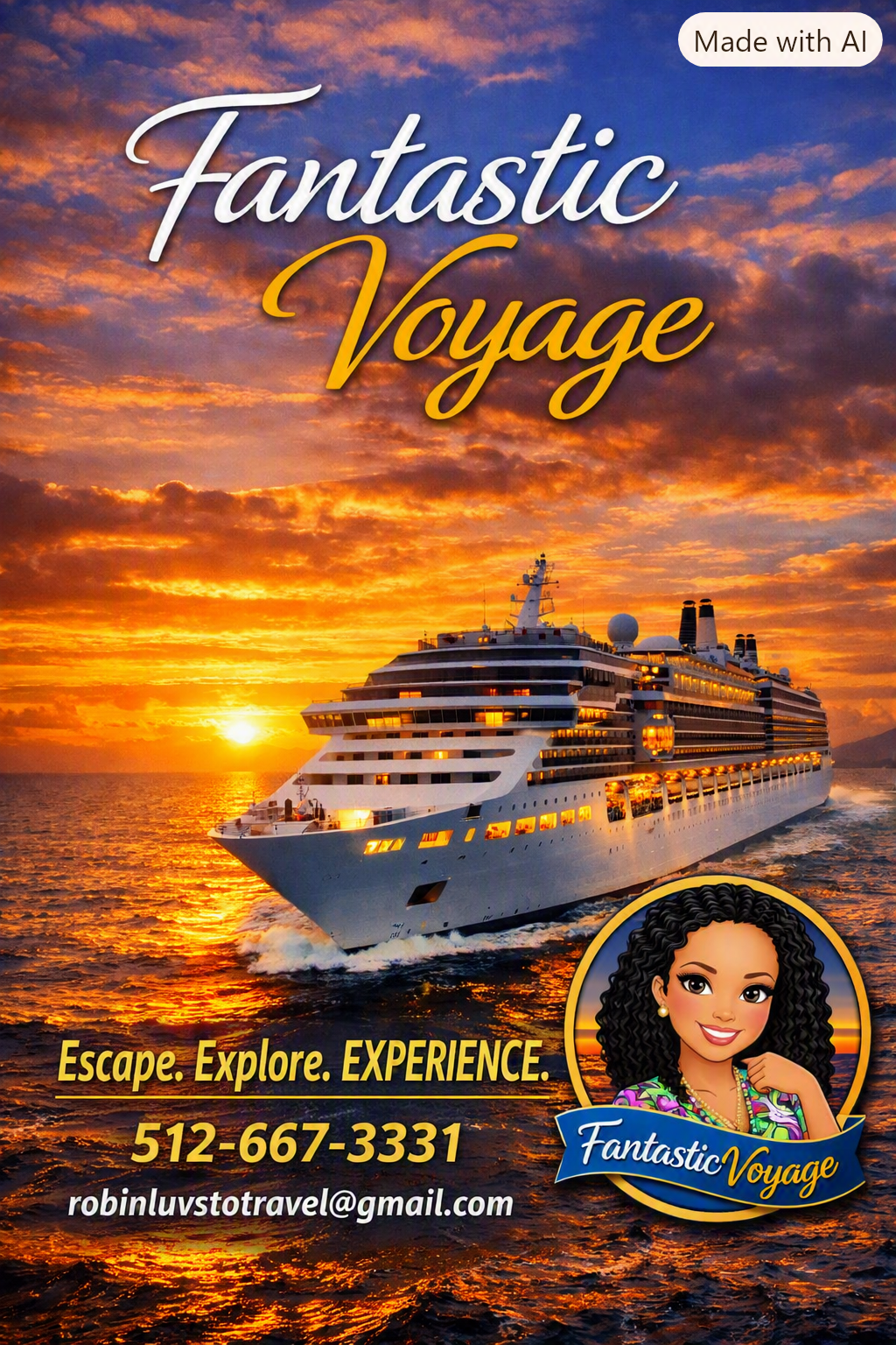 Fantastic Voyage Travel Agency logo